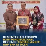 ATR/BPN Raih Penghargaan BPK RI atas Capaian Tindak Lanjut Rekomendasi Pemeriksaan