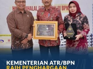 ATR/BPN Raih Penghargaan BPK RI atas Capaian Tindak Lanjut Rekomendasi Pemeriksaan