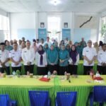 Tim posyandu kabupaten Asahan kunjungan desa perkebunan teluk dalam untuk mempersiapkan lomba posyandu tingkat Sumatra Utara
