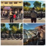 Tingkatkan Kemampuan Anggota , Polres Cianjur Gelar Pelatihan Dalmas Inti dan Kerangka