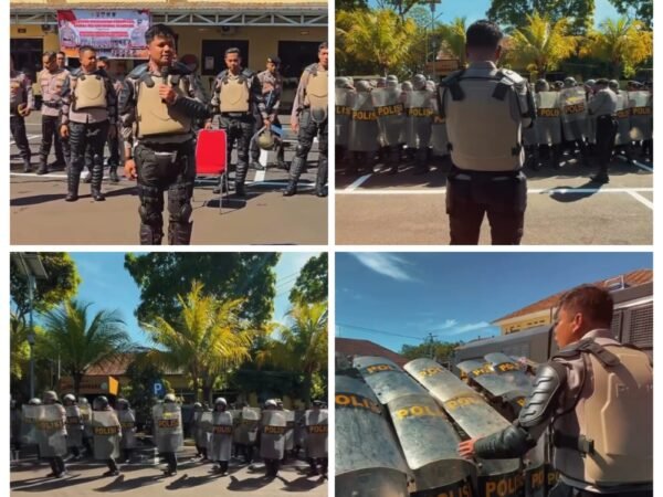 Tingkatkan Kemampuan Anggota , Polres Cianjur Gelar Pelatihan Dalmas Inti dan Kerangka