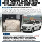 ​Klarifikasi Mengejutkan Kapus Air Hitam Soal Mobil Pusling Terparkir di Rumah Pribadi: Sebut Bisa Kena UU ITE