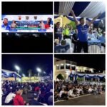 Jalin Hubungan Harmonis, Polres Cianjur Gelar Nobar Persib vs Bali United, dengan Masyarakat