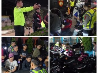 Polres Cianjur Laksanakan Pengamanan Pasca Laga Persib vs Bali United dan Operasi Penertiban Knalpot Brong