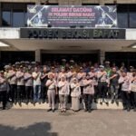 Silaturahmi Waka Polres Metro Bekasi Kota di Polsek Bekasi Barat Tekankan Disiplin Dan Tanggung Jawab Anggota