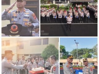 Kapolres Cianjur Berikan Penghargaan kepada Personel Berprestasi dan Masyarakat, Sekaligus Rayakan Ulang Tahun Wakapolres