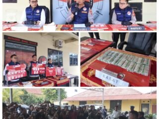 Polres Cianjur Berhasil Ungkap Kasus Narkotika, , Amankan 648,75 Gram Sabu