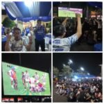Polres Cianjur Gelar Nobar Persib Bandung VS Dewa United 