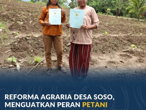Reforma Agraria Desa Soso, Menguatkan Peran Petani Perempuan Menuju Kesejahteraan