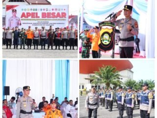 Polda Sumsel Gelar Apel Besar Sabuk Kamtibmas di OKI, Targetkan Zero Karhutla 2026
