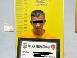 Polsek Tebing Tinggi Ringkus Seorang Pria Warga Nipah Sendanu Diduga kuat Pengedar Narkotika Jenis Sabu