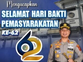 Kapolres Cianjur Beserta Jajaran Mengucapkan Selamat Hari Bakti Pemasyarakatan ke-62