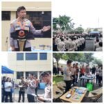 Kapolres Cianjur Pimpin Gladi Bersih Kegiatan “Satu Langkah Untuk Alam, Seribu Manfaat Untuk Negeri”