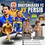 Polres Cianjur Gelar Nobar Persib vs Bhayangkara FC , Ajak Masyarakat Jaga Kondusivitas