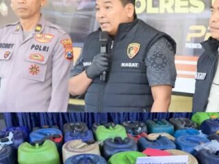 Polres Bondowoso Amankan Dua Tersangka Penimbun 1 Ton BBM Bersubsidi*