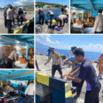 POLSEK PULAU MAKIAN TERTIBKAN PEREDARAN MIRAS, 10 BOTOL CAP TIKUS DIMUSNAHKAN DI PELABUHAN WALO