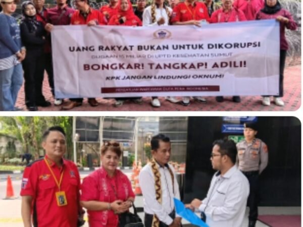 Tuntut Penindakan Kasus Korupsi di Sumut, PWDPI Gelar Aksi di Depan Gedung KPK RI   