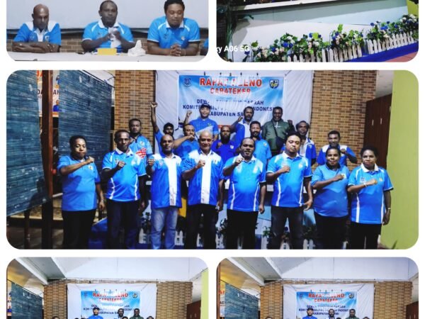 Penetapan OKP Dan 10 KNPI Distrik Peserta Rapim Dan MUSDA DPD KNPI Kabupaten Sarmi Tahun 2026.