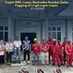 Cegah DBD, Lapas Narkotika Rumbai Gelar Fogging Di Lingkungan Lapas