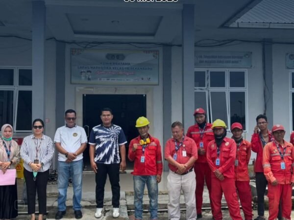 Cegah DBD, Lapas Narkotika Rumbai Gelar Fogging Di Lingkungan Lapas