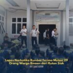 Lapas Narkotika Rumbai Terima Mutasi 29 Orang Warga Binaan Dari Rutan Siak
