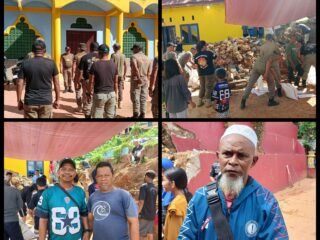 Longsor Batumerah Atas Rusak 20 Makam, Respons Cepat Satpol PP Ambon Tuai Apresiasi Warga