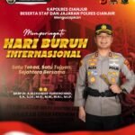 Polres Cianjur Peringati Hari Buruh Internasional, Tekankan Semangat Kebersamaan dan Sinergi