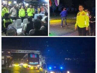 Polres Cianjur Laksanakan Pengawalan Buruh ke Jakarta dalam Rangka Mayday Fiesta 2026