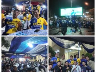 Polres Cianjur Gelar Nobar May Day 2026, Bhayangkara FC VS Persib  