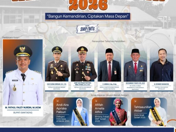 Bupati Bantaeng M. Fathul Fauzi Nurdin Buka Kemah Belajar, Santri & Siswa SMP/MTs Se-Bantaeng Bersatu*