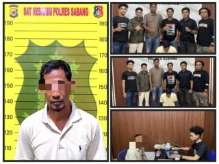 Pelaku Pencurian Diamankan Sat Reskrim Polres Sabang