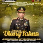 Polres Cianjur Sampai kan Selamat Ulang Tahun kepada Kapolri Jenderal Polisi Drs. Listyo Sigit Prabowo