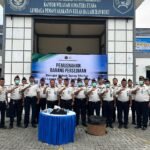DUKUNG KEMANDIRIAN WARGA BINAAN, KETUA TP PKK KABUPATEN BATU BARA SERAHKAN ALAT TENUN DI LAPAS LABUHAN RUKU