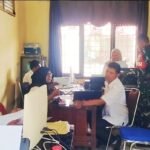 Babinsa Koramil 02/Sukakarya Hadir Bantu Kelancaran Pelayanan Pengurusan Administrasi Warga Binaan 