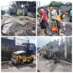 Polres Cianjur dan Dinas PUTR Lakukan Pengecekan Intensif Perbaikan Jalan Menuju Kawasan Gunung Gede