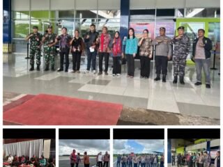 Bupati Dan Wakil Bupati Menerima Kedatangan Kajari Tanimbar Yang Baru di Bandara Lorulun