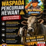ANTISIPASI PENCURIAN HEWAN TERNAK MENJELANG HARI RAYA IDUL ADHA 1447 H AIPDA NANANG SUMANTRI, S.H. GALAKKAN KEGIATAN PEDDAL KAMTIBMAS 