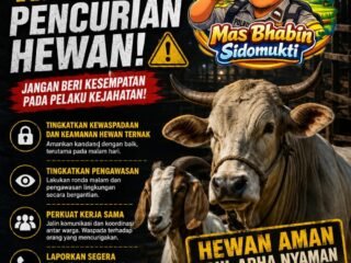 ANTISIPASI PENCURIAN HEWAN TERNAK MENJELANG HARI RAYA IDUL ADHA 1447 H AIPDA NANANG SUMANTRI, S.H. GALAKKAN KEGIATAN PEDDAL KAMTIBMAS 