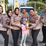 Polisi Menyapa Di CFD Pekanbaru, Ditlantas Polda Riau Tebar Edukasi Keselamatan Dan Semangat Green Policing