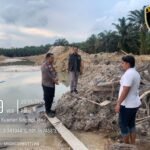 Polsek Benai Patroli Dan Pengecekan Lokasi PETI Di Desa Muara Langsat