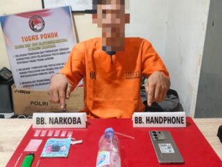 Sabu 6 Paket Diamankan Sat Narkoba Berhasil Ungkap Kasus