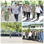 Kapolda NTT dan Danrem 161/Wira Sakti Cek Kesiapan Pasukan Gabungan untuk Pengamanan Kunker Wapres RI di NTT