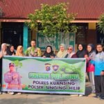 Polsek Singingi Hilir Gelar Program Green Policing Dan Gerakan Gen Z Cinta Lingkungan Di SDN 004 Tanjung Pauh