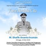 Kanwil BPN Provinsi Banten Sampaikan Duka Cita atas Wafatnya M. Shafik Ananta Inuman
