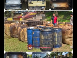 Sejumlah Kendaraan Diduga Terkait Angkutan Minyak Diamankan di Polsek Keluang, Satu Unit Gran Max Naik ke Tahap Penyidikan