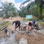 Pembangunan Jembatan Merah Putih Presisi Di Kuansing Capai 53 Persen, Permudah Akses Masyarakat