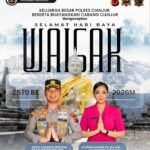 Polres Cianjur dan Bhayangkari Cabang Cianjur Sampaikan Ucapan Selamat Hari Raya Waisak 2570 BE / 2026 M