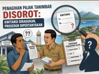 Oknum Penagih Pajak Pemkab Tanimbar Disorot: Kwitansi Diragukan, Prosedur Dipertanyakan