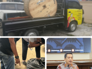 Aksi Pencurian Kabel Optik Terungkap, Dua Tersangka Diringkus Ditreskrimum Polda Banten