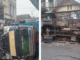 Mobil Bermuatan Kayu Bakar Oleng Lalu Terbalik, Kondisi Jalan Jadi Sorotan